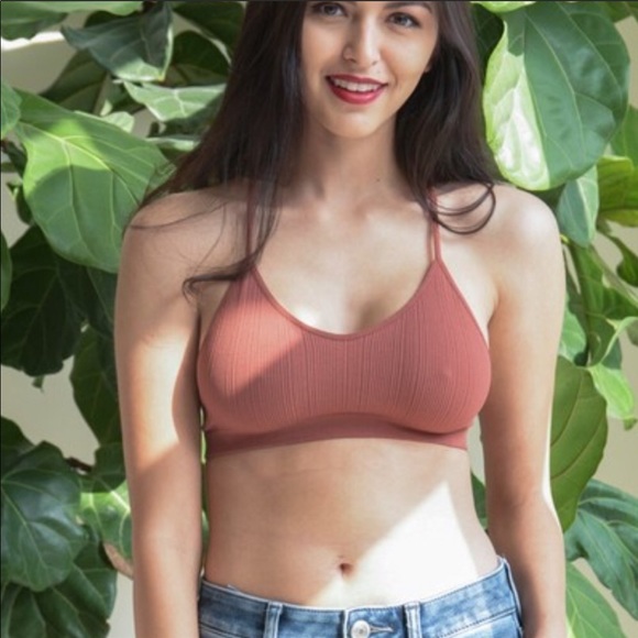 Bralette tattoo mesh sheer back bra sexy trendy - Picture 5 of 8